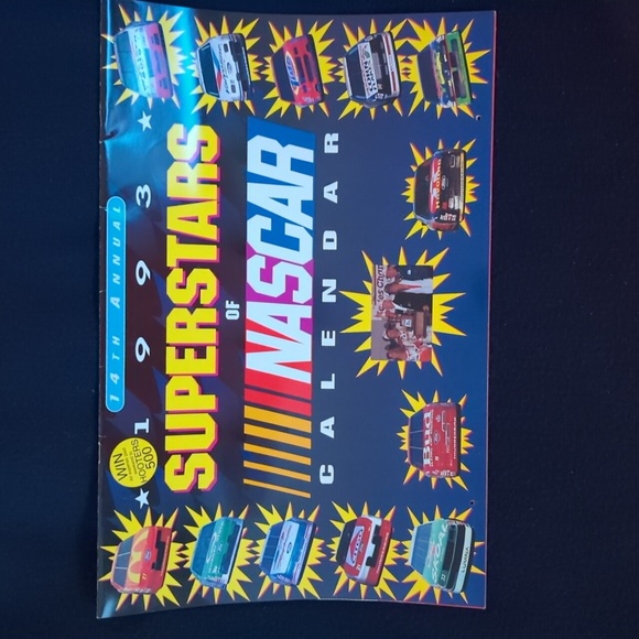 Four Vintage NASCAR Calendars - Picture 4 of 9